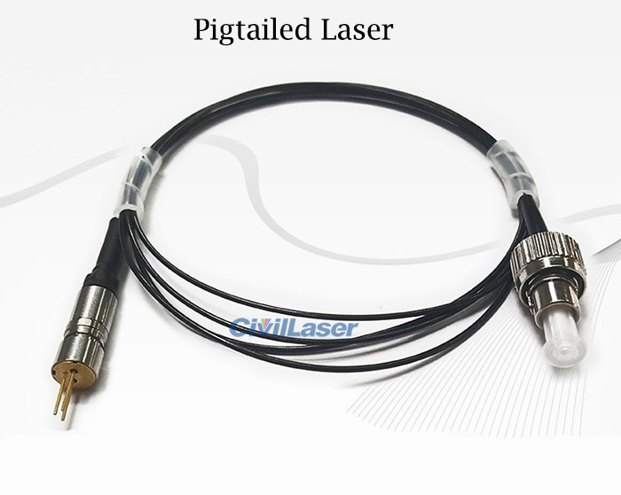 450nm pigtailed laser